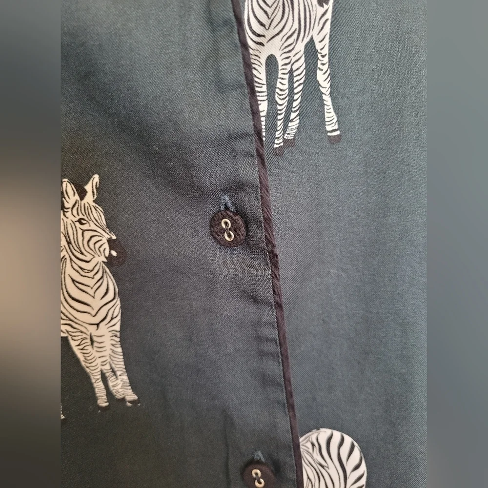 Cyberjammies Blake Zebra Print Pyjama Set, VGUC, Size 12/L - Picture 8 of 12